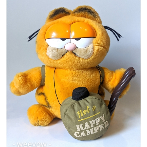 Vintage Other - Vintage Garfield Not A Happy Camper Plush Vintage Other - Vintage Garfield Not A Happy Camper Plush